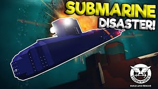 SUBMARINE TREASURE HUNT ENDS IN DISASTER  Stormworks Multiplayer Gameplay  Sinking Ship Survival [upl. by Tyree962]