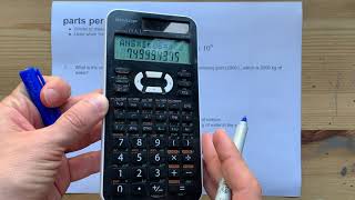 Calculate ppm for a solution parts per million using formula [upl. by Neom197]