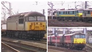 Trains at Crewe 2002 [upl. by Nimrac403]