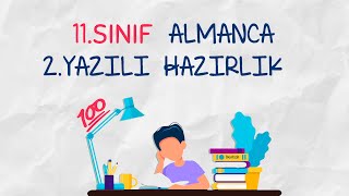 11Sınıf Almanca  1Dönem 2 Yazılıya Hazırlık  Boş yazılı örneği [upl. by Neras]