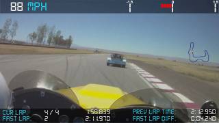 WCM Ultralite chasing a Caterham R500 [upl. by Gnak266]