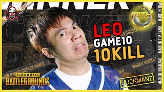 PUBG  แชมป์ รายการ LEO Game 10 10KIll [upl. by Stasny285]