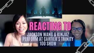 Reacting to Jackson Wang and KINJAZ at the Cartier Trinity 100 Celebration Show [upl. by Imot]