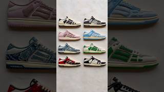 AMIRIs classic SkelTop Low sneakers cookies in the PreSpring 2024 colorways [upl. by Spatz]