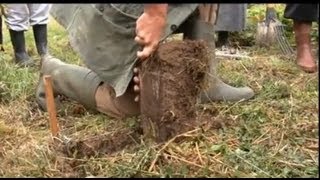 How to make a lazy bed for Growing Vegetables [upl. by Siraf]