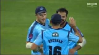 Azeem Rafiq 519 Twenty20 North Group 2017 Yorkshire v Northamptonshire [upl. by Palua]