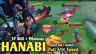 Unstoppable Hanabi 🔥  Hanabi Best Build  Marksman Emblem Set 2023  Mobile Legends Gameplay Video [upl. by Voss]