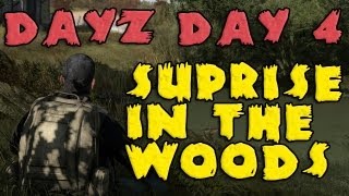 DayZ  Day Four  A Surprise in the woods [upl. by Nadabus]