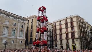 Castellers de Barcelona 3 de 8  55è aniversari [upl. by Aiker987]