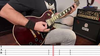 METALLICA  HARDWIRED  Guitar Cover with TABS [upl. by Anytsirk104]