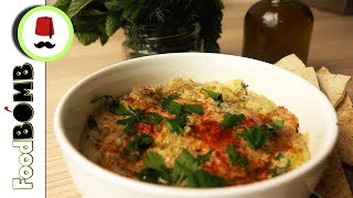 87 Arabische Mezze Tapas Baba Ganoush maken  Aubergine Hapje  Foodbomb [upl. by Anuahs846]