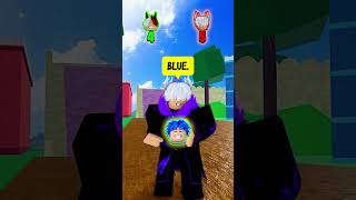 🔵BLOX FRUITS BUT SAY ONLY BLUE THINGS OR YOULL BE BANNED⛏ shorts [upl. by Consalve999]