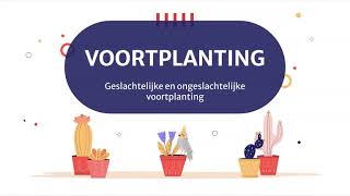 Voortplanting geslachtelijk en ongeslachtelijk [upl. by Juxon]