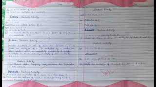 BEd 2nd Year File in EnglishTEACHING ACTIVITYBased on Constructivist ApproachYear202324Maths [upl. by Docilu]