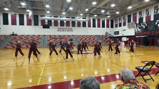 11124 Yorkville High School Foxettes Varsity Dance  Southwest Prairie Conference competition [upl. by Acihsay]