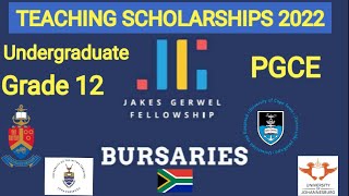 Jakes Gerwel Fellowship Program  PGCE South Africa bursary  Bursaries for Teaching [upl. by Talbott]