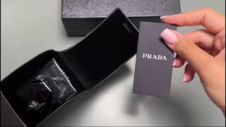 Prada Sunglasses Unboxing Video  Premium Box [upl. by Sarnoff]