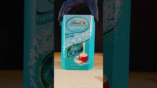 🥥 Lindt Lindor Coconut Milkshake ASMR shorts [upl. by Coveney]