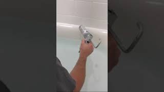 Caulking a Tub shorts diy youtubeshorts [upl. by Joao]