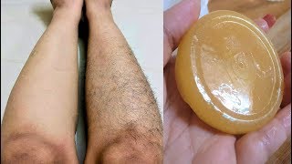 Homemade Hair Removal Soap [upl. by Yekciv508]