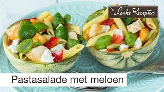 Pastasalade met meloen [upl. by Endys]