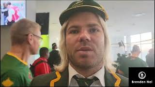 SPRINGBOKS Faf de Klerks reaction to being named as the third 10 for the Boks World Cup campaign [upl. by Katrinka]