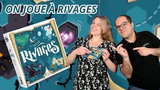 Règles Et Partie  ON JOUE À RIVAGES  Jeu De Société  Catch Up Games [upl. by Eillam]