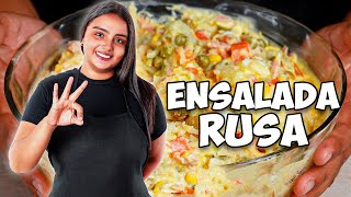 ENSALADA RUSA  Recetas Fáciles [upl. by Nnayr]