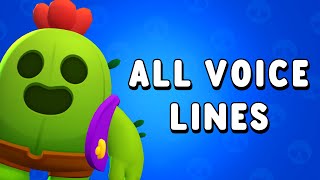 Spike All Voice Lines  Brawl Stars [upl. by Samal]