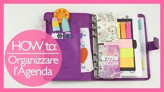 How To Come Organizzare L Agenda Filofax Saffiano Personal [upl. by Rachele810]