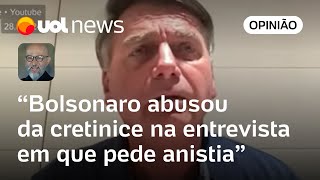 Bolsonaro precisaria de ‘viaduto de safena’ no caráter se cinismo matasse ironiza Josias de Souza [upl. by Uttica618]