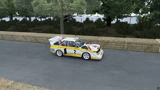 Assetto corsa Goodwood Festival of Speed Quattro S1 Group B 47380 [upl. by Tymes]