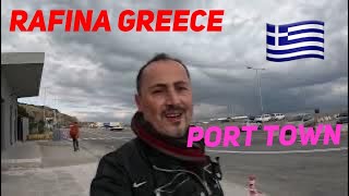 Greece Rafina port town 🇬🇷 travel greece greece2023 traveltoeurope traveltogreece [upl. by Nuavahs]