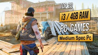 Top 20 Best Mid Spec Pc Games For i3  4GB RAM 2024 [upl. by Noslien814]