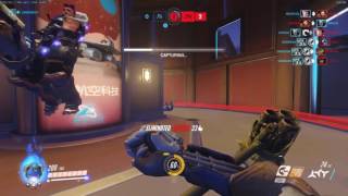 aimbot calvin deflecting hanzo ult for team kill [upl. by Eelydnarb]