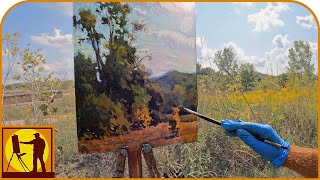 10 EASY TIPS for You to get Better Paintings Quick  Plein Air Demo [upl. by Siroled117]