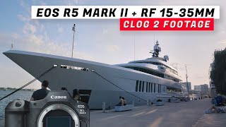 Canon EOS R5 Mark II Clog 2 Sample Footage  RF 1535mm f28 L IS USM r5markii [upl. by Ramor483]