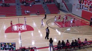 Hillcrest vs Ashby High School Girls Junior High Basketball [upl. by Jabon]