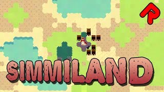 SIMMILAND gameplay Build Civilisation in Just 100 Cards PC sim game [upl. by Caralie22]