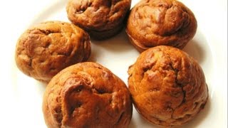 Banana Muffins Eggless  Eggless baking recipes [upl. by Aiepoissac]