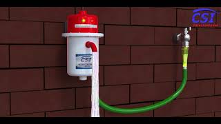 CSI INTERNATIONAL PORTABLE GEYSER INSTALLATION PROCESS [upl. by Flosi287]