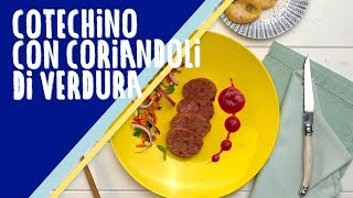 Ricetta di Cotechino Modena IGP con coriandoli di verdura [upl. by Zantos]