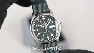 Seiko 5 SRPG31K1 [upl. by Shinberg]