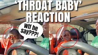 HILARIOUS ‘THROAT BABY’ REACTION MUST WATCH  AUNT REACTS TO THROAT BABY LYRICS Funniest Reaction [upl. by Conny]