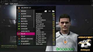 PES 2010 Faces  Valencia CF HD [upl. by Jaddo]