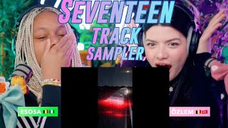 SEVENTEEN 세븐틴 12th Mini Album SPILL THE FEELS Track Samplers reaction [upl. by Eirrem]