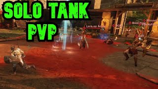 New World 1vX PvP Tank OPR amp Build Guide  Heavy Sword and Shield with Inferno and Blood drinker [upl. by Kepner]