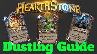 Hearthstone Legendary Disenchanting Guide Hearthstone Rastkhans Rumble Guide 2019 [upl. by Nnylyahs]