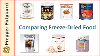 Comparing Freeze Dried Food [upl. by Gunar]