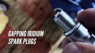 How to Gap Iridium Spark Plugs [upl. by Htebsle793]